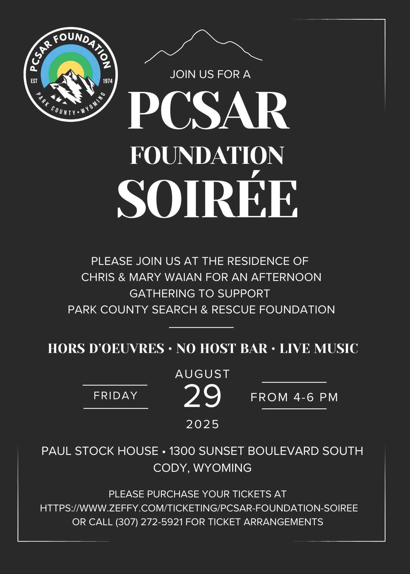 PCSARF Soiree